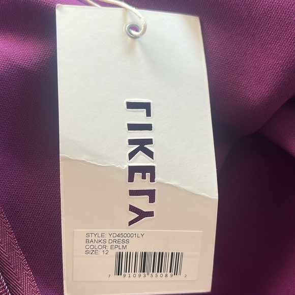 NWT Likely Purple Ruffle Hem Dress - Picture 7 of 8